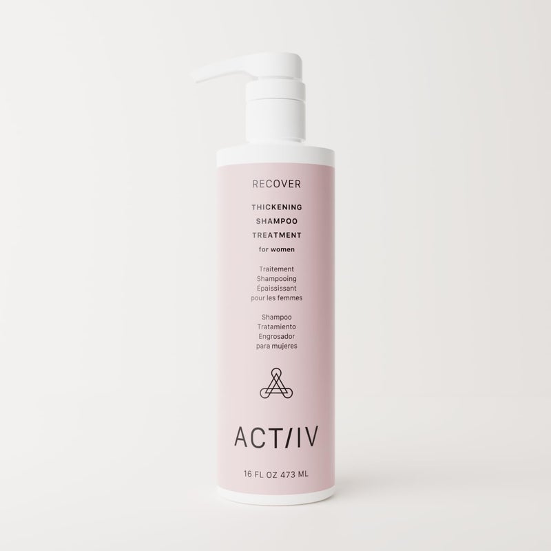 ACTIIV Recover Thickening Shampoo Treatment For Women | Supports the Appearance of Fuller, Healthier-Looking Hair, Supports Scalp Health, Plant-Based, Color-Safe, Vegan, All Hair Types, 473 mL / 16 oz - Image 2